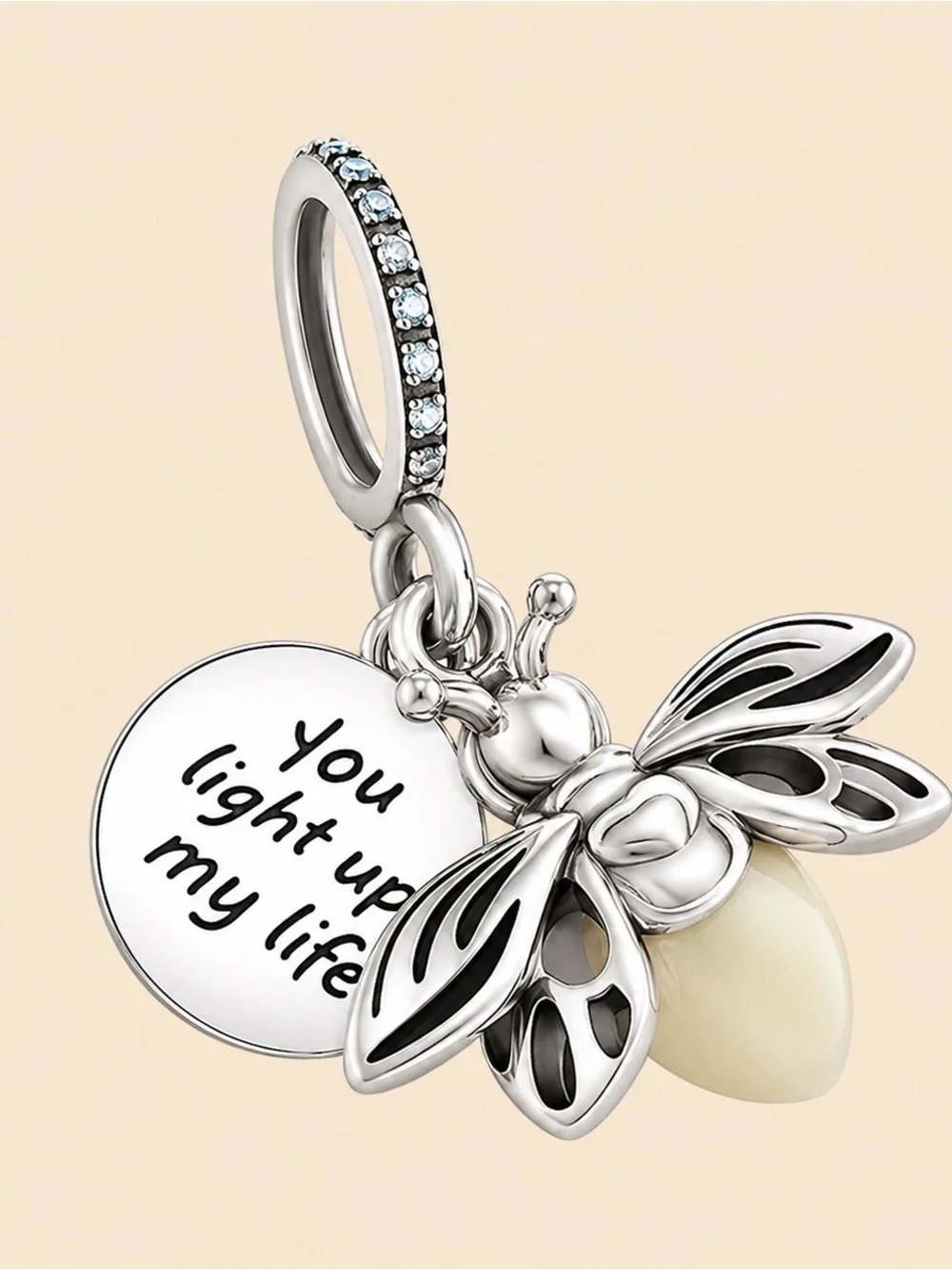 Pandora Bee Bangle Charm - Picture 1 of 3